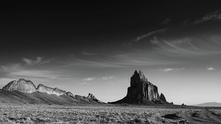 Morning at Shiprock Photograph by Stephen Holst