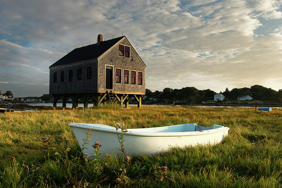 Morning at the Cape Porpoise Fish House, Maine 2 Photograph by Dimitry Papkov