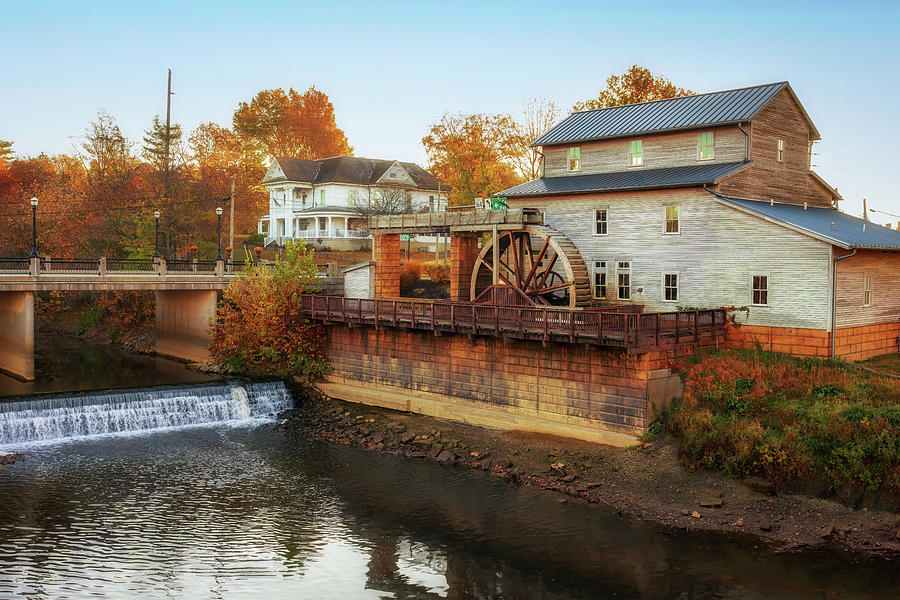 Morning at the Jasper City Mill Photograph by Susan Rissi Tregoning