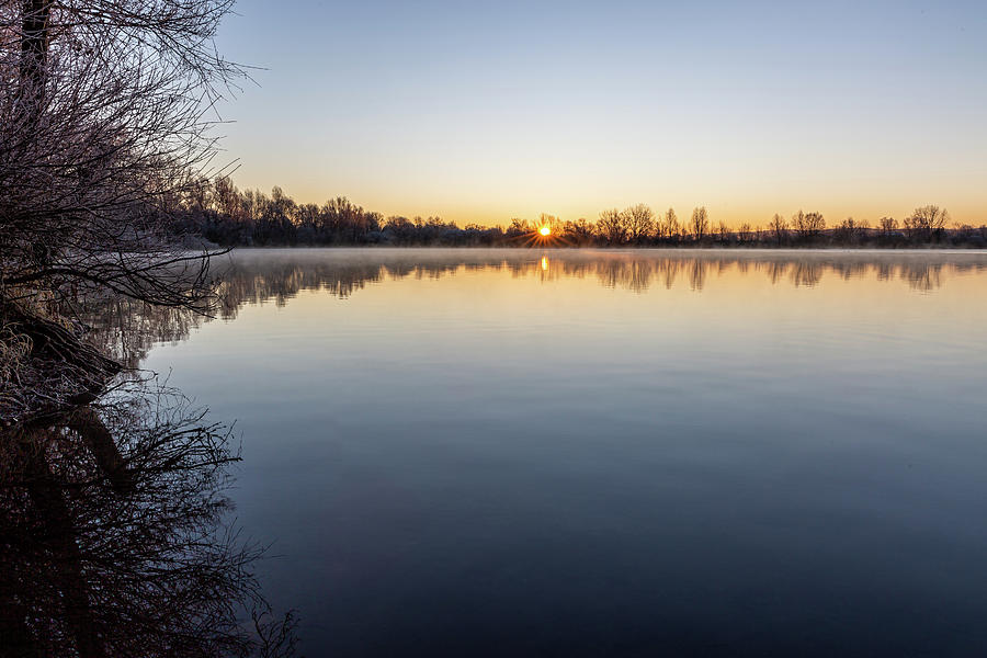 Morning at the lake Photograph by Andreas Levi