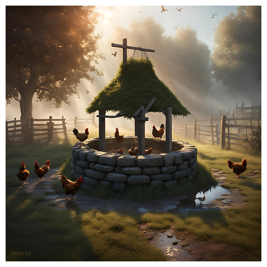 Morning At The Well Digital Art