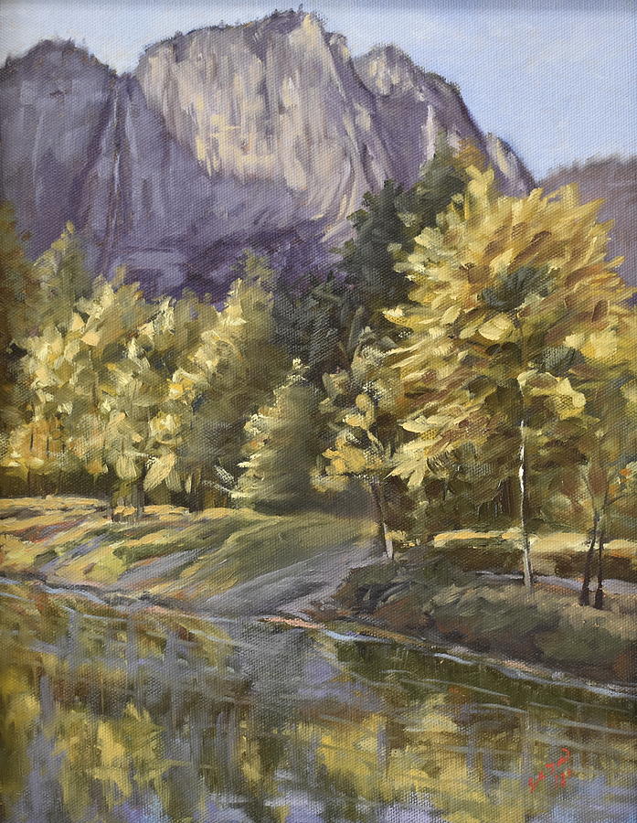 Morning at Yosemite Painting by Elisa Arancibia