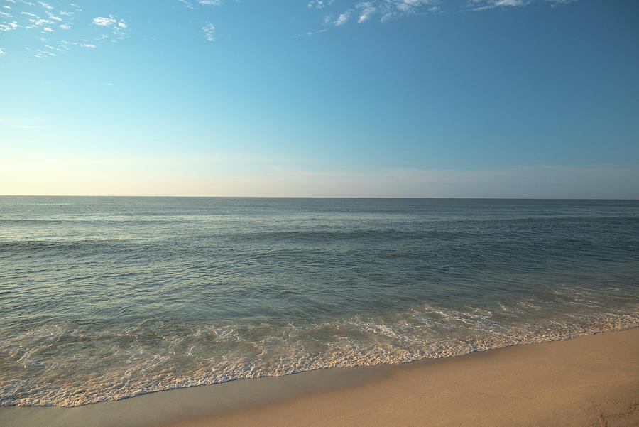 Morning Beach Walk on the Jersey Shore Photograph by Matthew DeGrushe Morning Beach Walk on the Jersey Shore Photograph by Matthew DeGrushe