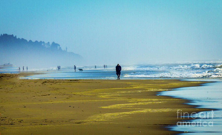Morning Beach Walk Photograph by Robert Bales
