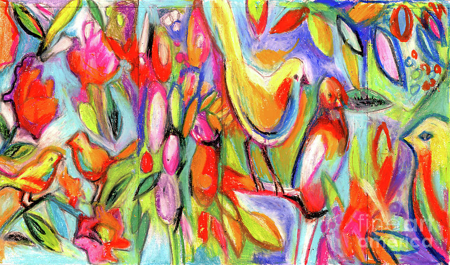 Morning Bird Chorale Painting by Genevieve Esson