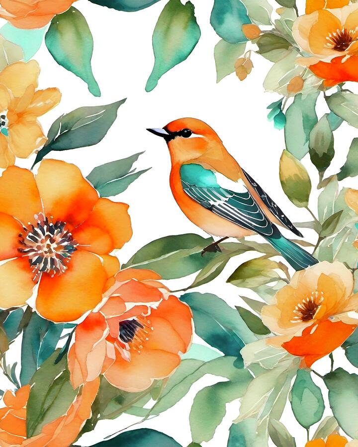 Morning Birdsong Painting by Bonnie Bruno