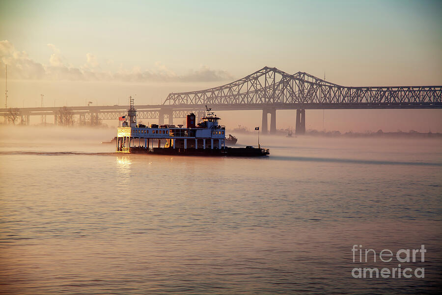 New Orleans Photograph - Morning Boat Ride by Larry Braun