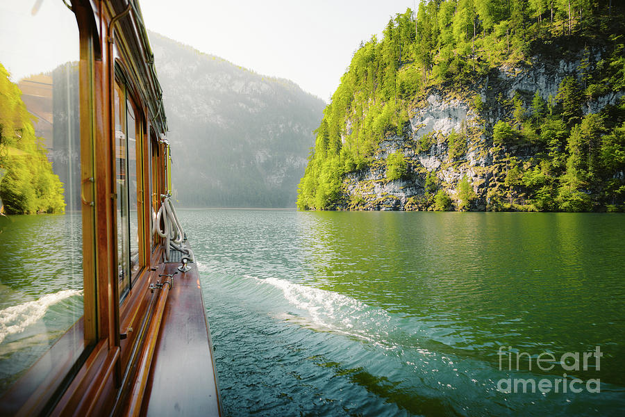 Morning Boat Rides on Lake Konigssee Photograph by JR Photography Pixels