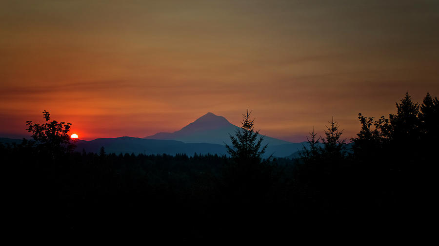 Mt Hood Photograph - Morning Breaks by Rod Stroh