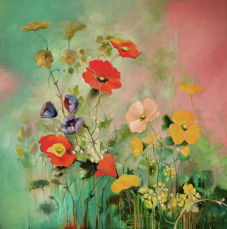 Flower Painting - Morning Breeze by Alena De Ploti