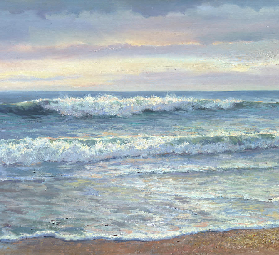 Morning Calm Painting - Morning Calm crop by Laurie Snow Hein