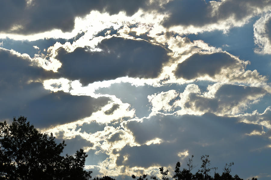 Morning Cloud Drama Photograph by Kathy K McClellan