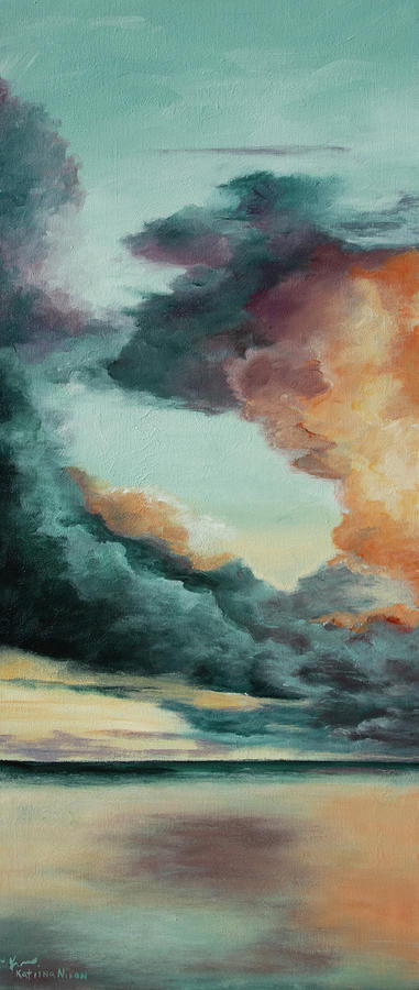 Morning Clouds Painting by Katrina Nixon