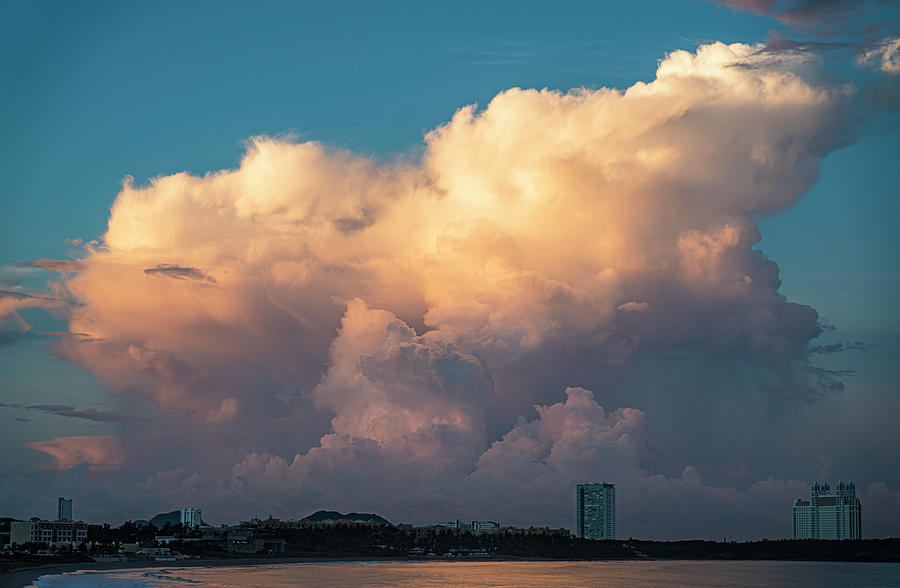 Morning Clouds Mazatlan Mexico Photograph by Tommy Farnsworth