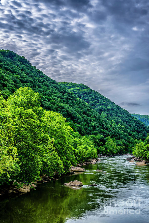 Morning Clouds New River Gorge Photograph by Thomas R Fletcher