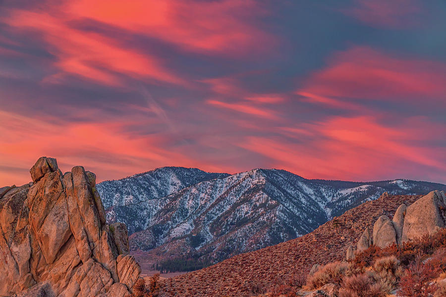 Morning Clouds Over the Sierra Nevada Photograph by Marc Crumpler