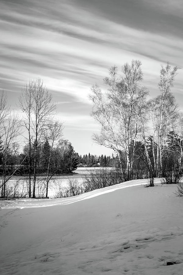 Morning Coffee View in Black and White Photograph by Theresa Fairchild
