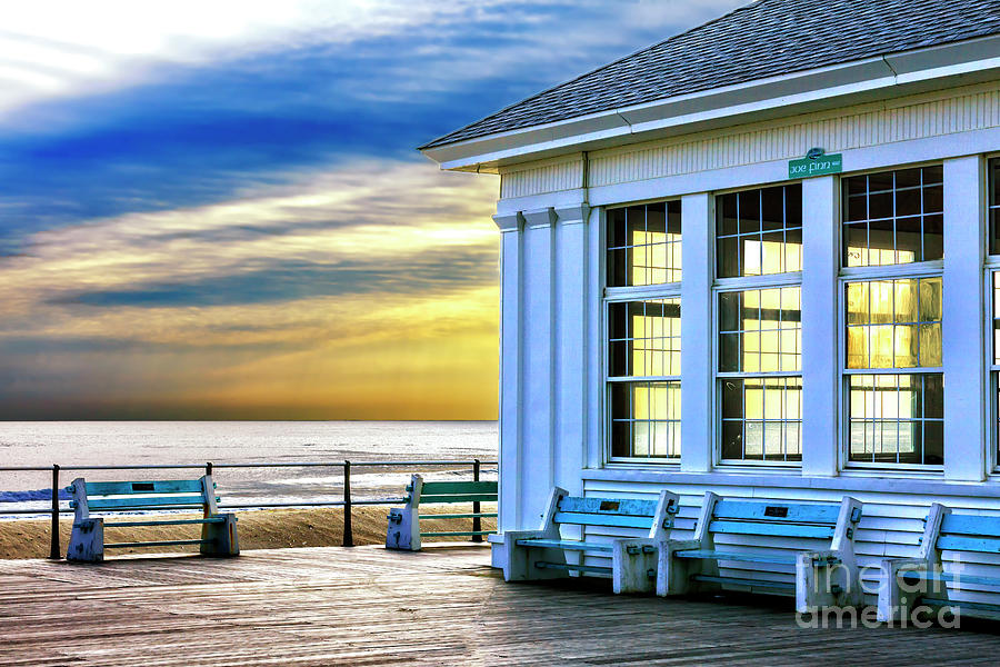 Morning Colors at Avon-by-the-Sea in New Jersey Photograph by John Rizzuto