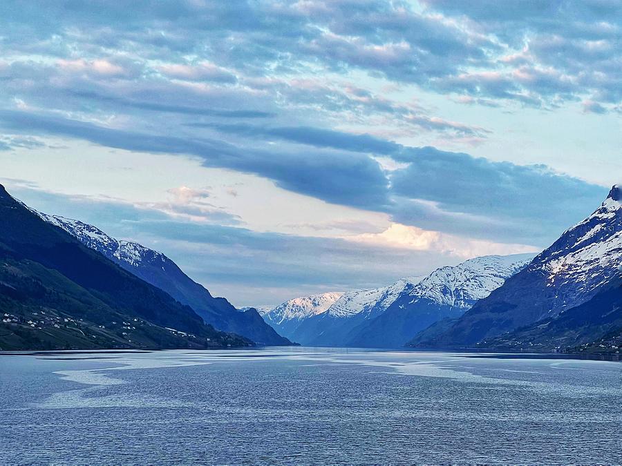 Morning Comes to the Hardangerfjord Photograph by Carla Parris