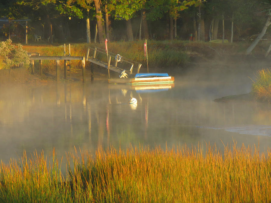 Sleepy River Photograph by Dianne Cowen Cape Cod and Ocean Photography