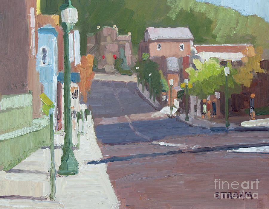 Morning Commute - Athens, Ohio Painting by Paul Strahm