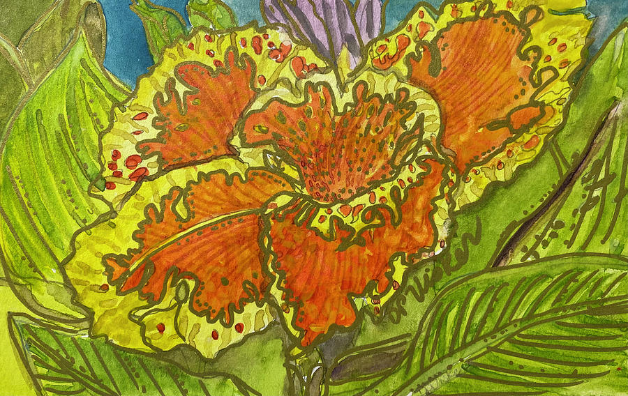 Morning Flower  Painting by Dottie Visker