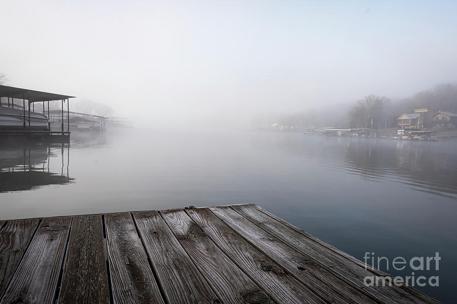 Foggy Lake Photograph by Dennis Hedberg