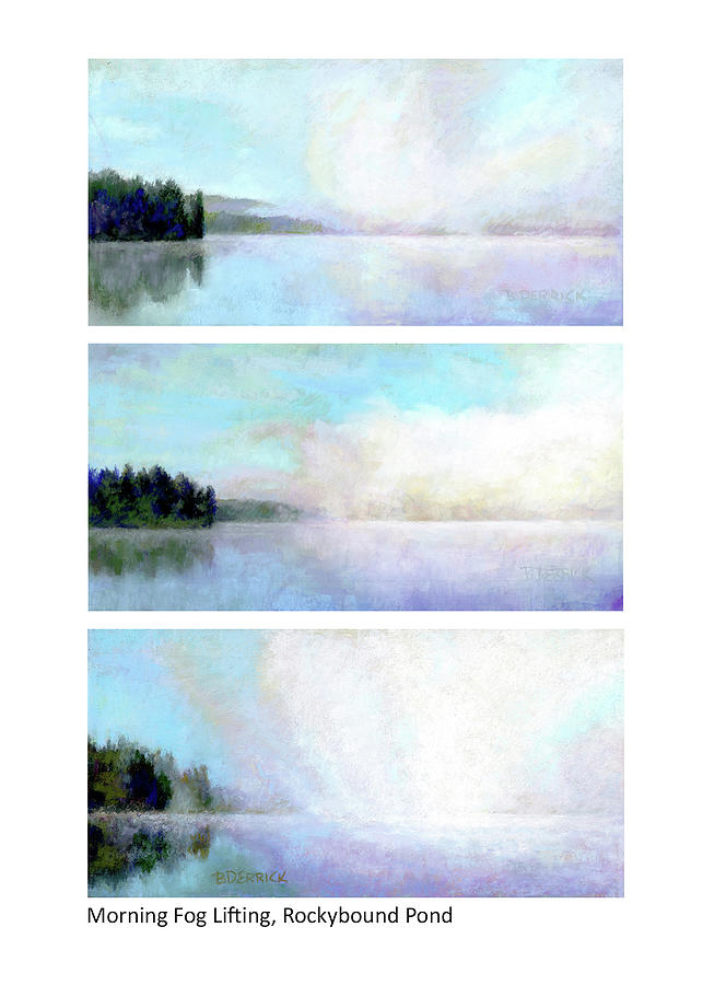 Morning Fog Lifting Series Pastel by Betsy Derrick