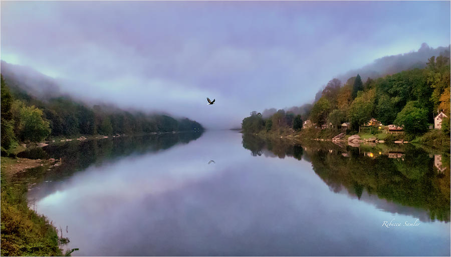 Morning Fog on the Allegheny Photograph by Rebecca Samler
