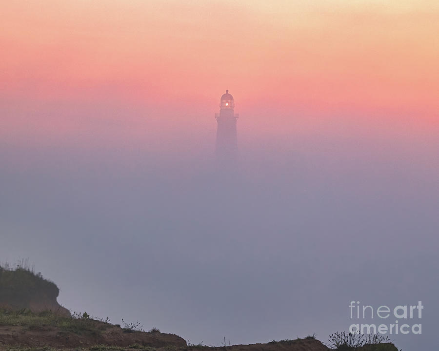 Morning Fog Over Montauk Point Photograph by Sean Mills