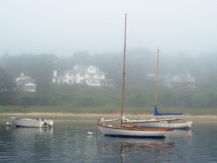 Morning Fog Photograph by Nautical Chartworks