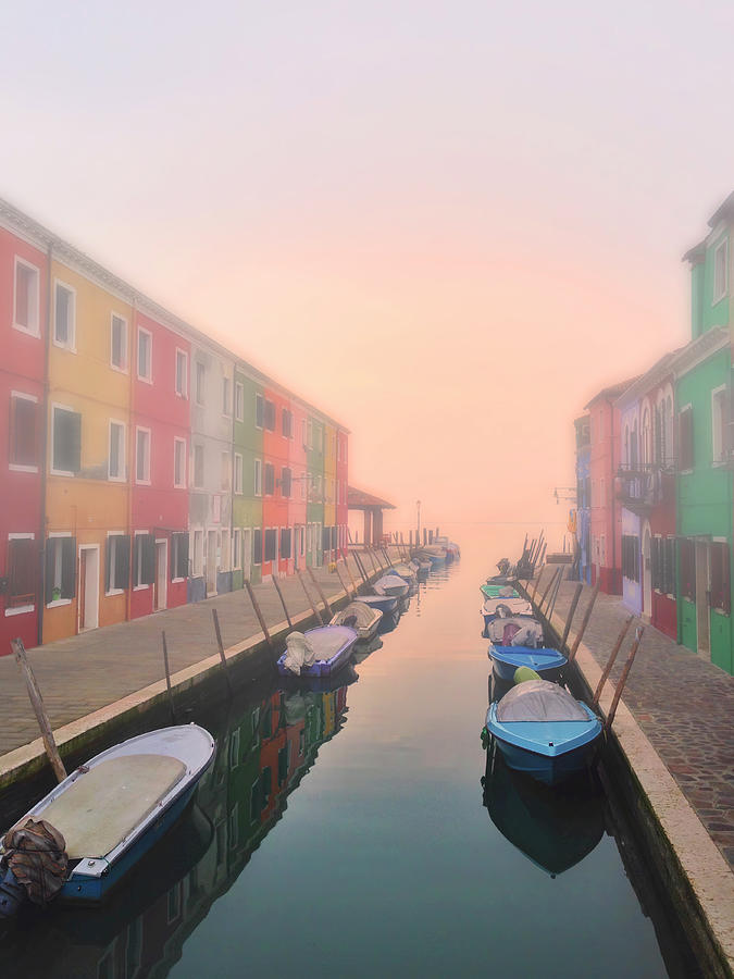 Morning Fog Venetian Lagoon Photograph by Dominic Piperata