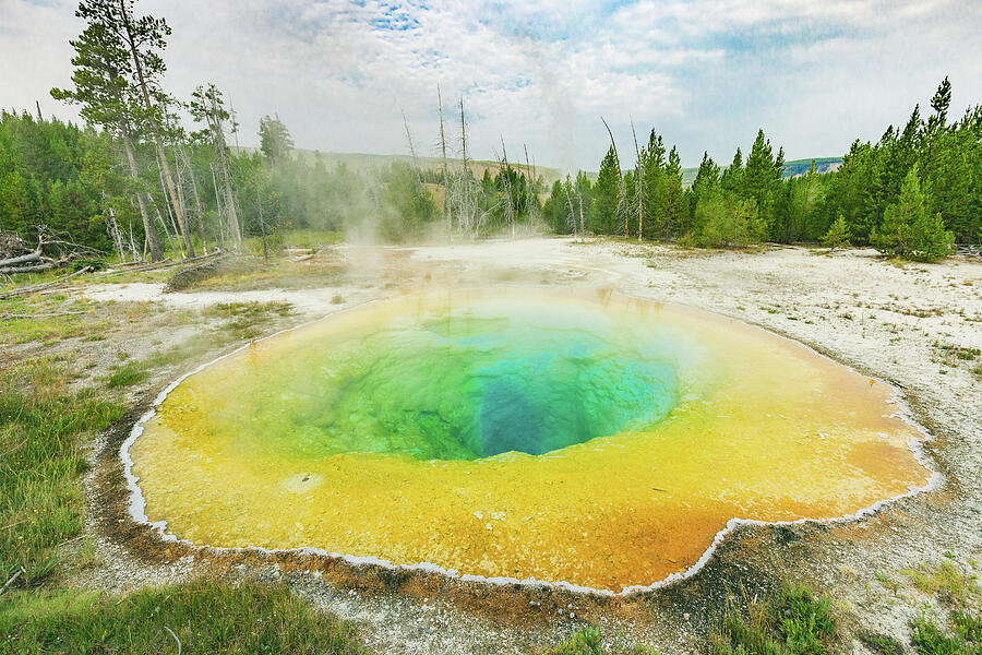 Morning Glory Geyser Photograph By Katie Dobies - Fine Art America