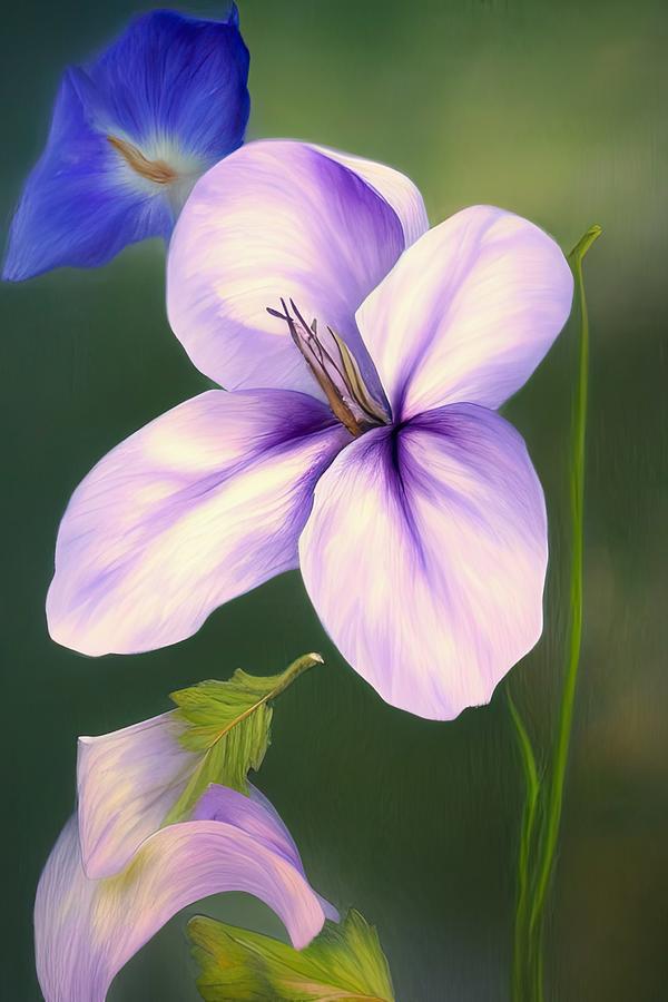 Morning Glory III Digital Art by Sterling and Thorn Morning Glory III Digital Art by Sterling and Thorn