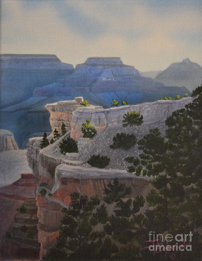 Grand Canyon National Park Painting - Morning Glory by Jerry Bokowski