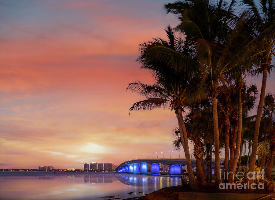 Beach Photograph - Morning Glow of Sarasota, Florida by Liesl Walsh