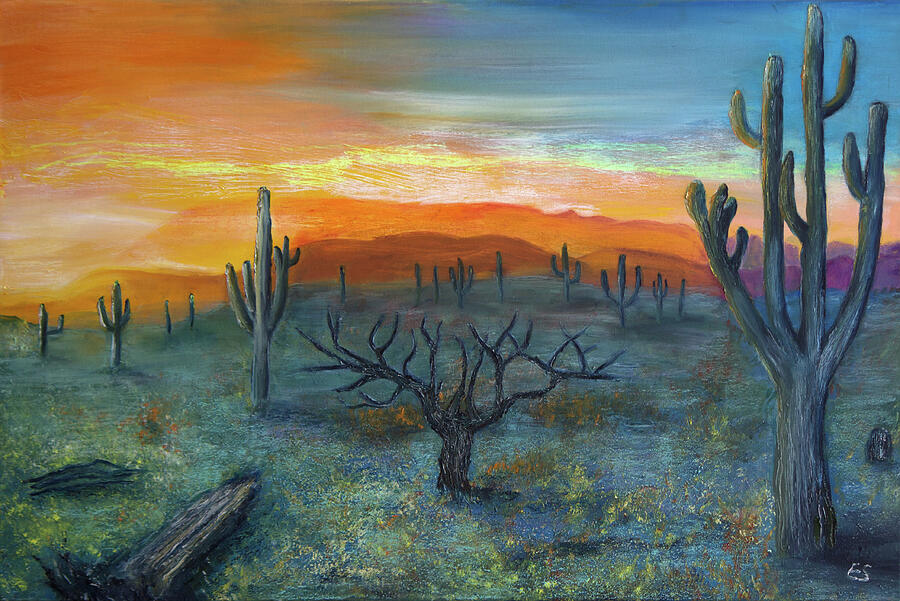 Morning Has Broken Painting by Evelyn Snyder
