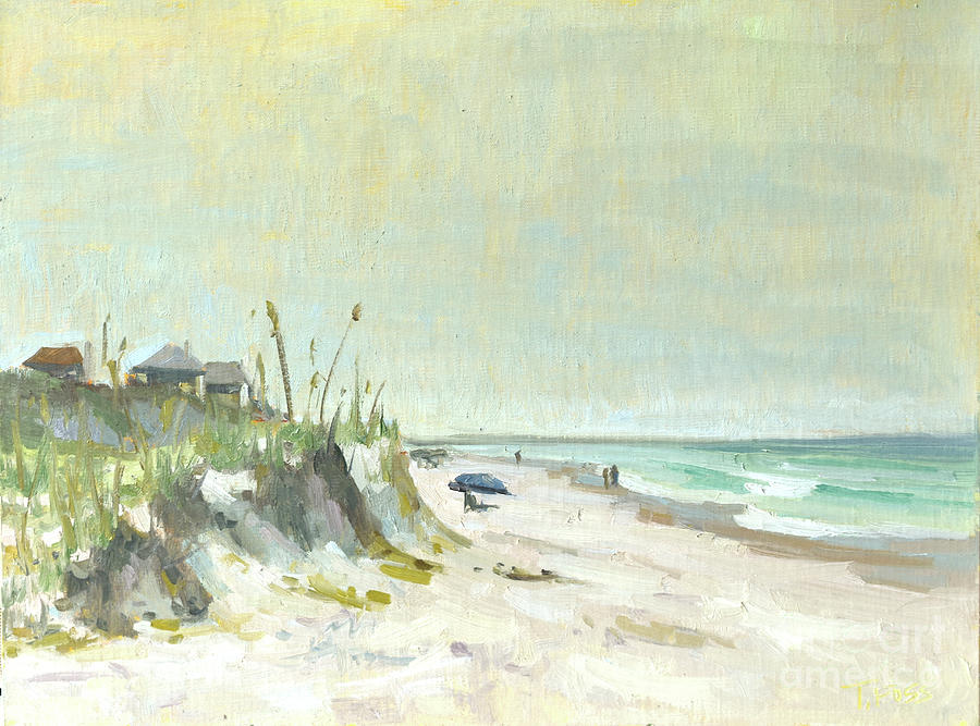 Beach Painting - Morning Haze by Tiffany Foss