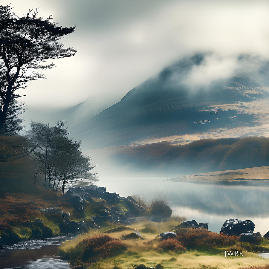 Morning Highlands Digital Art by John Emmett