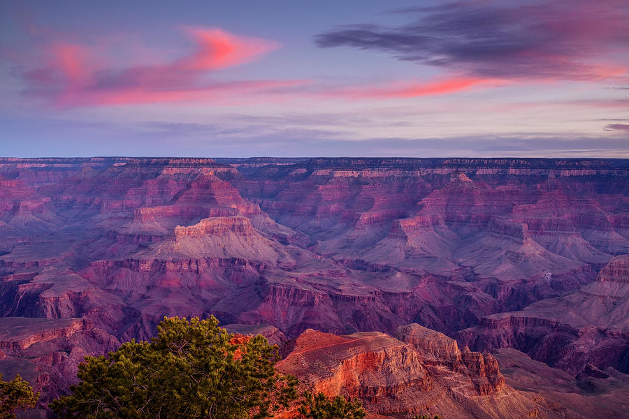 Grand Canyon National Park Photograph - Morning Hike into the Grand Canyon by Andrew Soundarajan