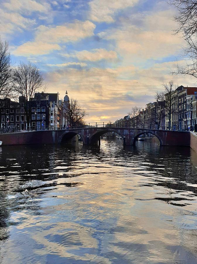 Morning in Amsterdam Photograph by Andrea Whitaker