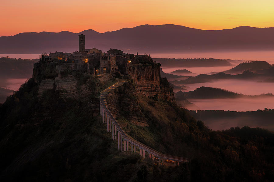 Morning in Civita di Bagnoregio - Italy Photograph by Joana Kruse