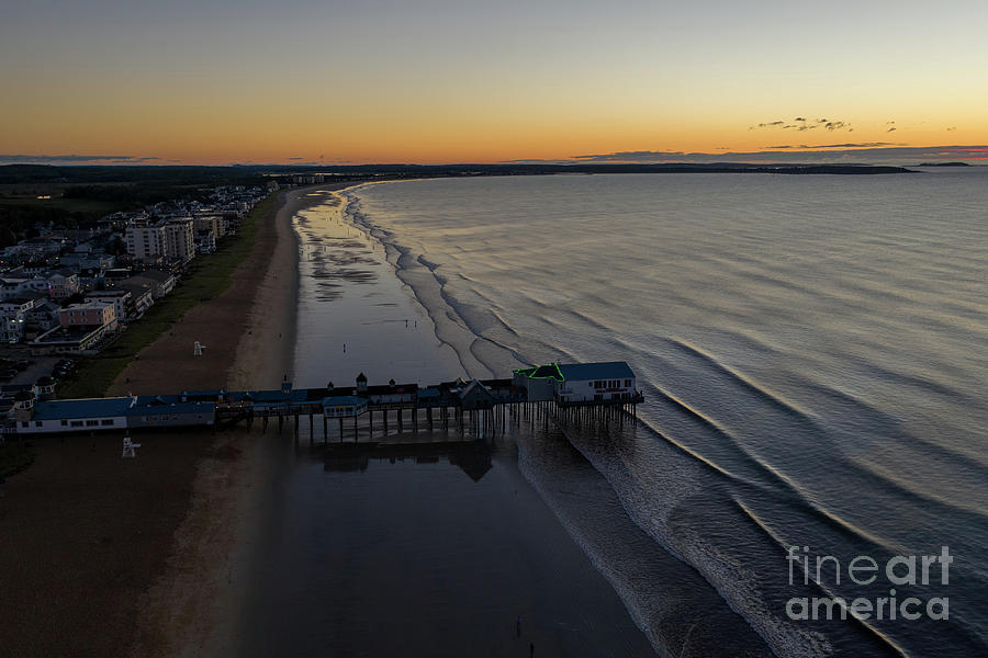 Morning in Old Orchard Beach Photograph by David Bishop
