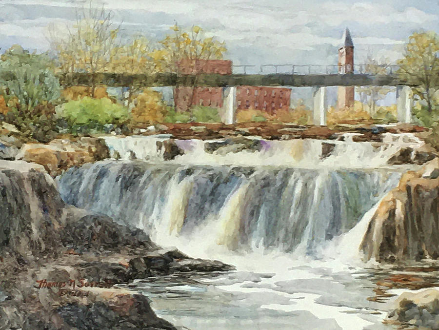 Morning in Sioux Falls Painting by Thomas Sorrell