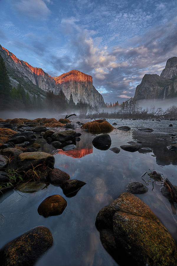 Morning In Yosemite Valley Photograph by Jon Glaser