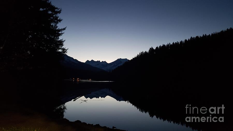 Morning Lake Reflection Photograph by Charles Vice