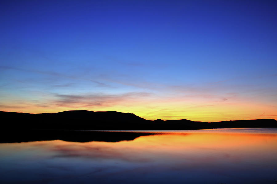  Morning Lake With Mountain Before Sunrise Photograph by Mikhail Kokhanchikov