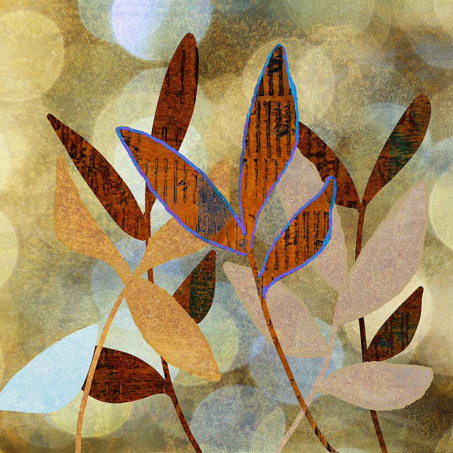 Morning Leaves Digital Art by Nancy Merkle