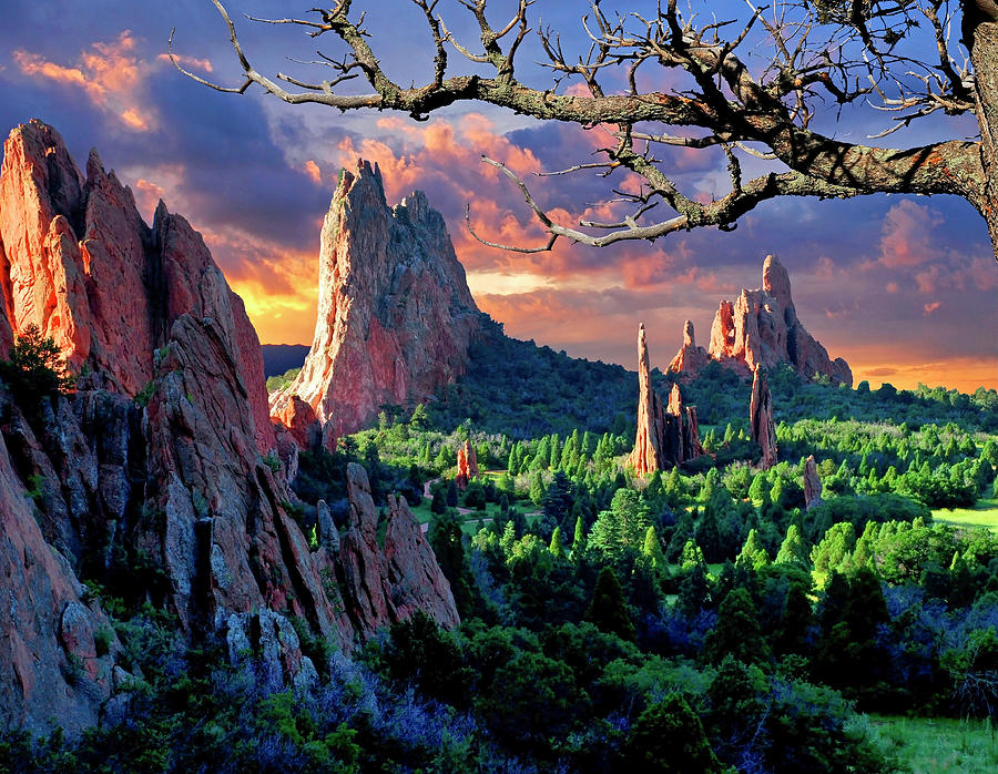 Morning Light At The Garden Of The Gods Photograph