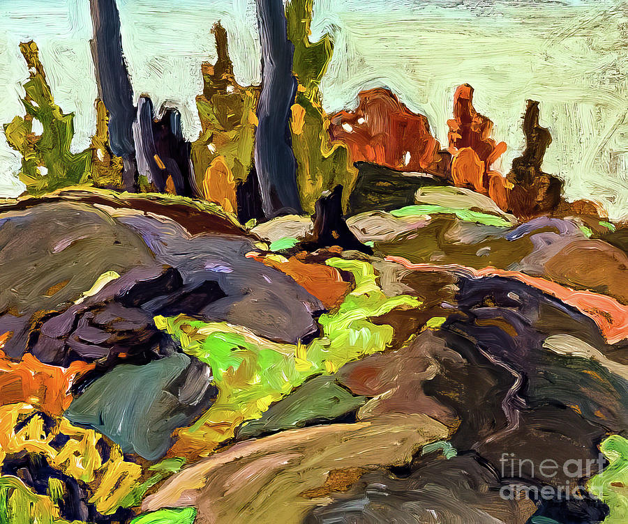 Morning Light by Franklin Carmichael 1922 Painting by Franklin